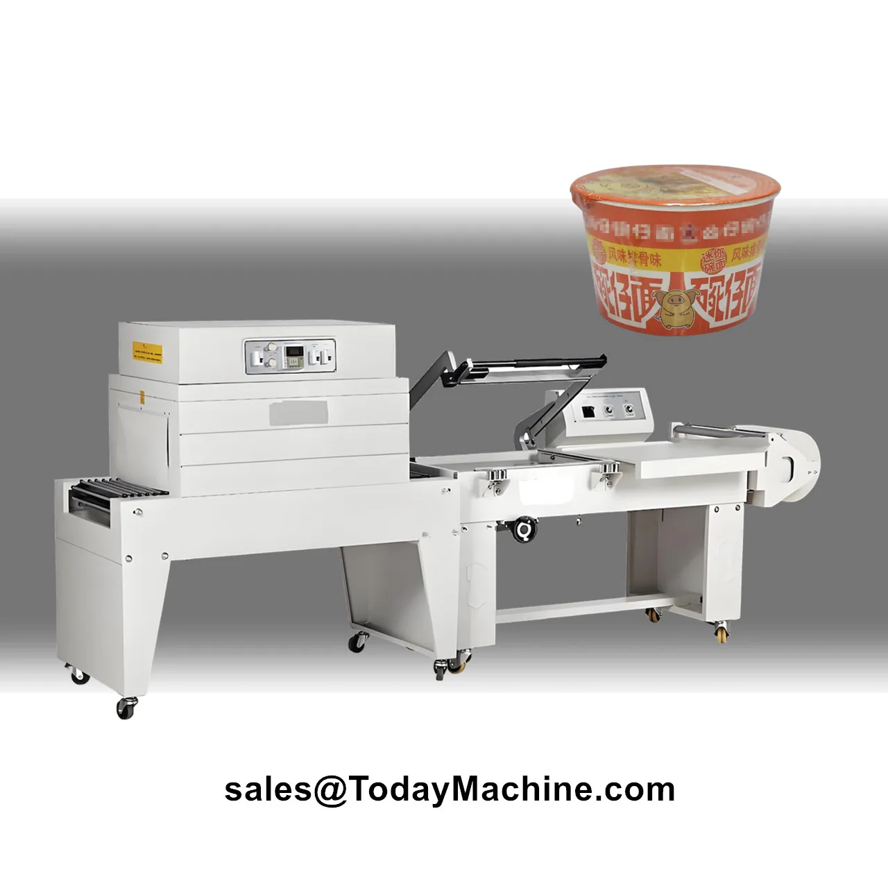 PVC POF فيلم دليل علبة كرتون مربع L بار ختم الحرارة يتقلص نفق التغليف آلة التعبئة والتغليف