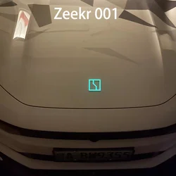 Zeekr 001 luminous label Accessories Look Trim Car Front Machine Panel Logo Decor Sticker Frame Garnish