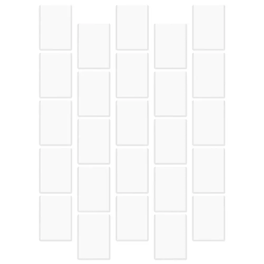 

25Pcs Plastic Card Sleeves Strong Protective Cases for Trading Game Cards Long-Term Use Reliable Card Holder Design