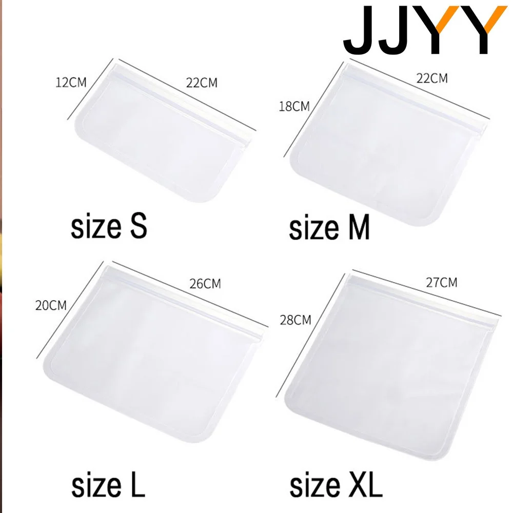 EVA Food Preservation Bag Refrigerator Food Storage Bag Fruit and Vegetable Food Sealing Bag Reusable Stonego Preservation Bag