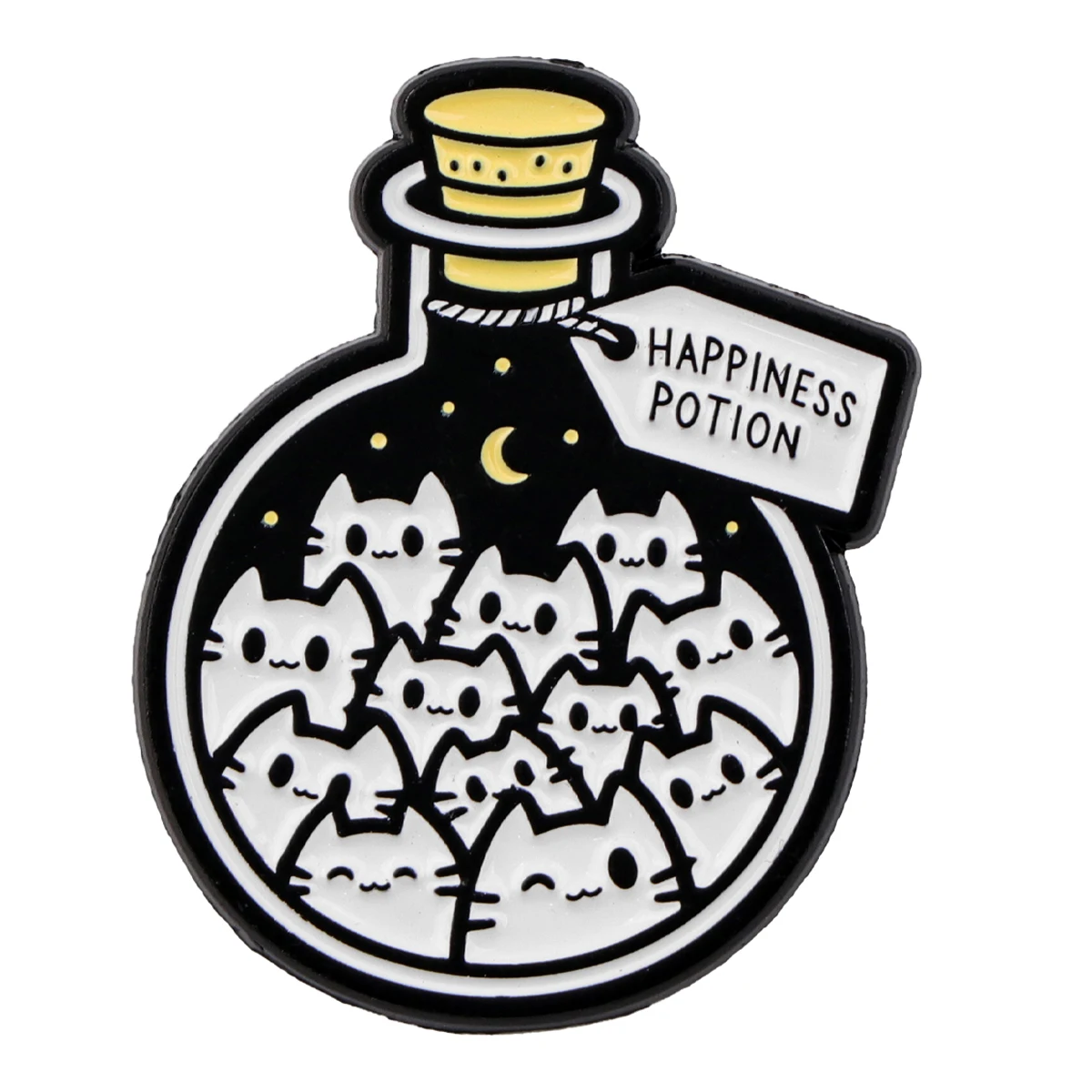 Niedliche Katzen-Emaille-Anstecknadeln Lustige Cartoon-Katzen-Broschen für Rucksäcke Taschen Hüte Kleidung Reversnadeln Modeschmuck Geschenke für Katzenliebhaber