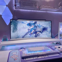 해외(YOUTH EDITION) LANQ PCDOCK3 RGB 모니터 받침대 블루투스 음성제어