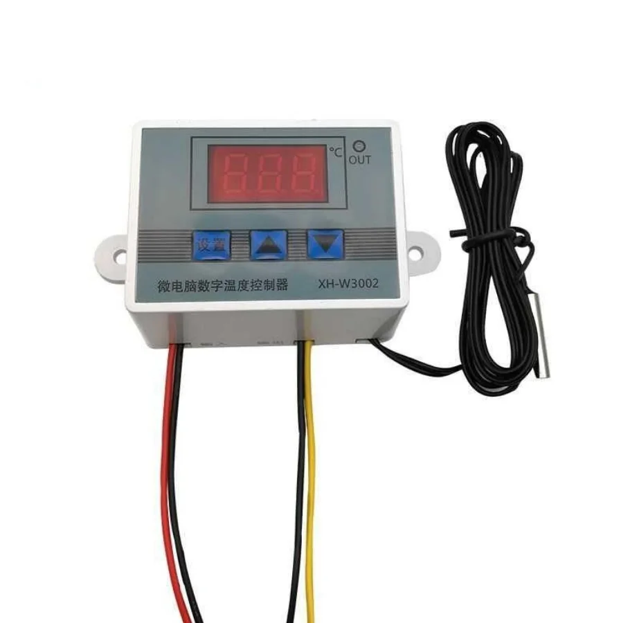 Imagem -02 - Controlador de Temperatura Digital Termostato do Microcomputador Regulador Interruptor de Controle de Temperatura Quente e Fria W3002 12v 24v 110220v