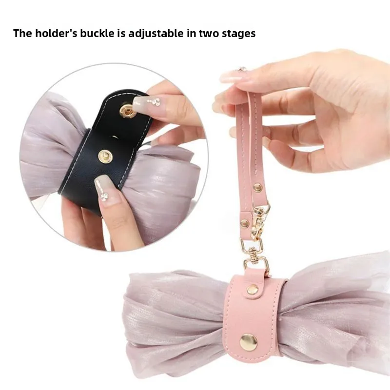 

Зимний держатель для шарфа, портативный кожаный зажим для полотенец, многофункциональный органайзер для сумок, подвеска-шнурок, женский аксессуар