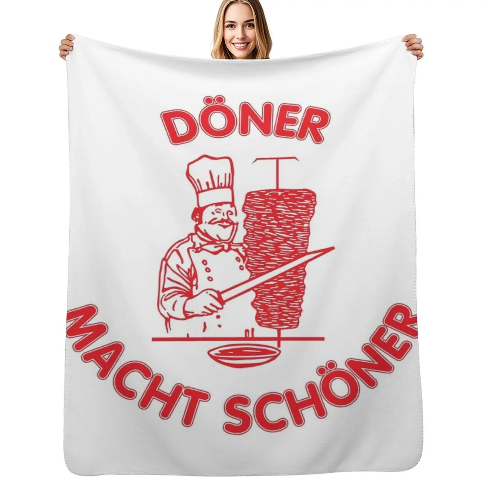 

Dner macht schner Throw Blanket Fade Resistant Durable Throw Blanket