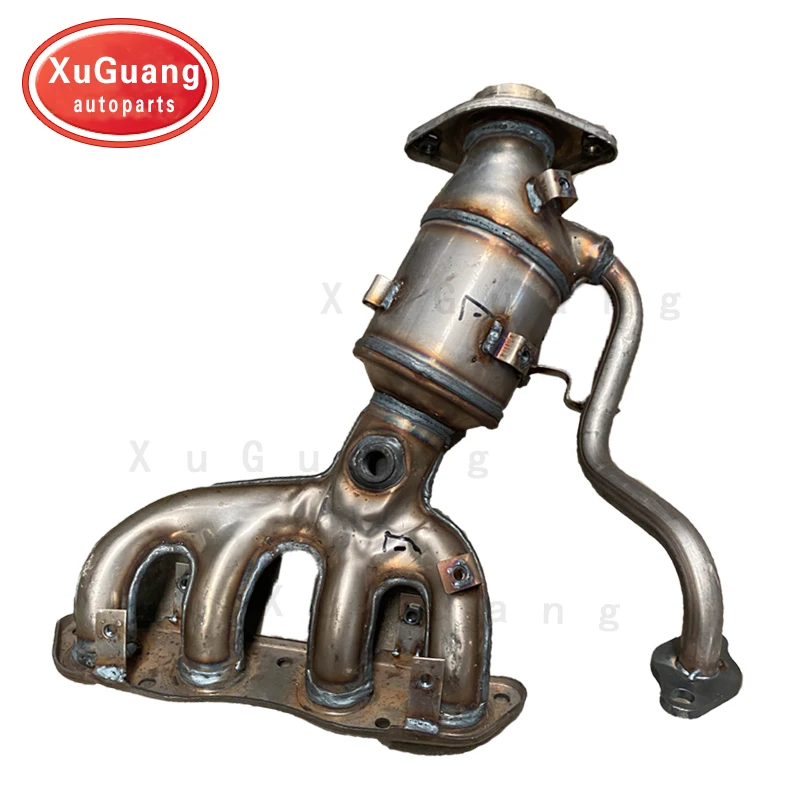 XG-AUTOPARTS High Quality Cheap Price Engine Aftermarket Exhaust Manifold Integrated Catalytic Converter For Toyota Prius 16-20