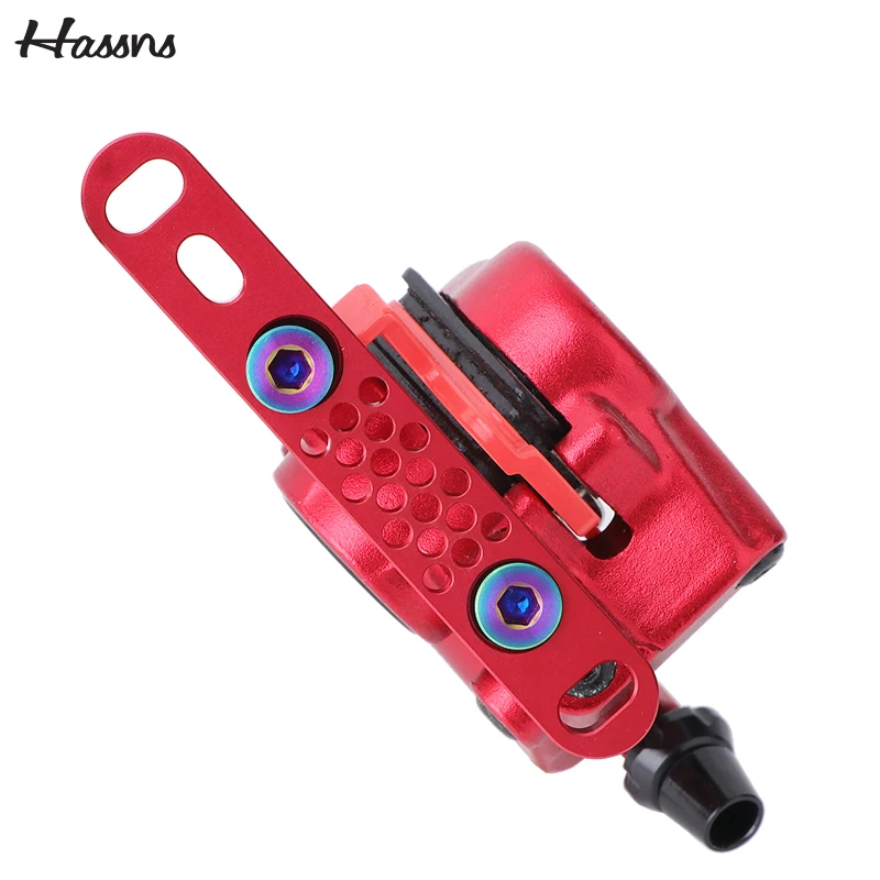 Adaptador de freno de disco para bicicleta HASSNS, soporte convertidor de freno de disco CNC para bicicleta de carretera, soporte de pinza de freno de titanio para rotor de 140 y 160 mm - Vista Detalle #04