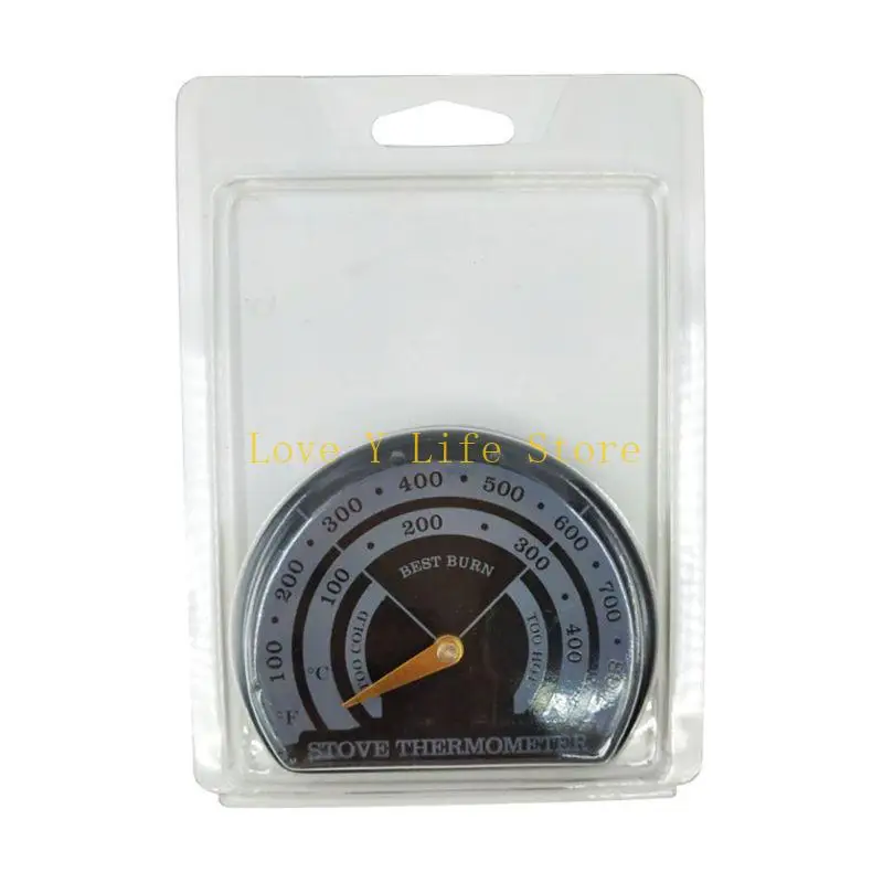 

L74C Fireplace Fan Stove Thermometer with Probe Household Sensitivity Barbecue Oven Tool