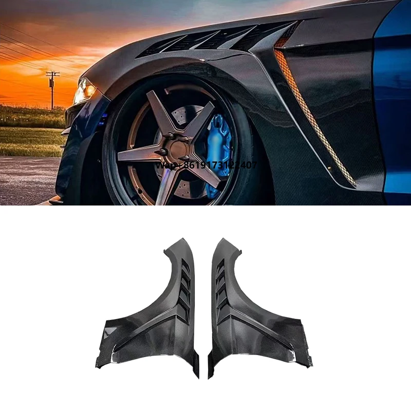 

For Mustang 2018+ GTD Wet Carbon Fiber Fender High Quality Car Bumper Modification Accessory Car Part