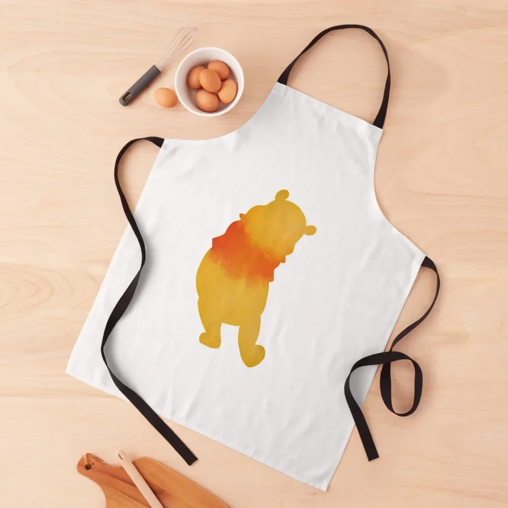

Textured cute bear Apron Cleaning Products For Home Trim Cloth Apron