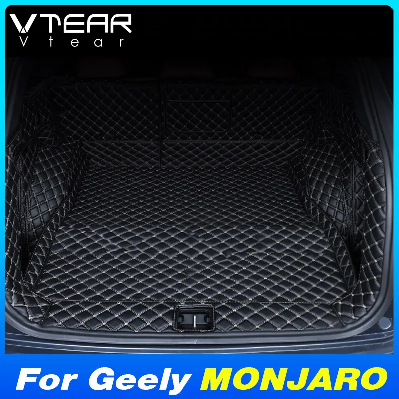 

Vtear Rear Trunk Mat Car Interior Anti-Dirty Carpets Protective Pads Cover Parts Accessories For Geely Monjaro Kx11 Manjaro 2024