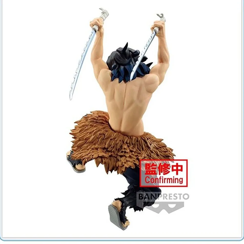 Bandai-Banpresto Demon Slayer, figura de Hashibira Inosuke, modelo Original de Anime, juguete