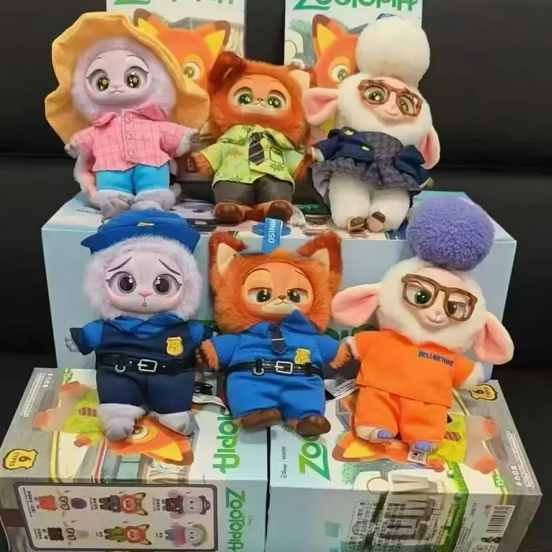 

Новая виниловая коробка Disney Zootopia Blind Box Nick & Judy, милый рюкзак, подвеска, детские игрушки-сюрпризы на день рождения, загадочные подарки для фанатов