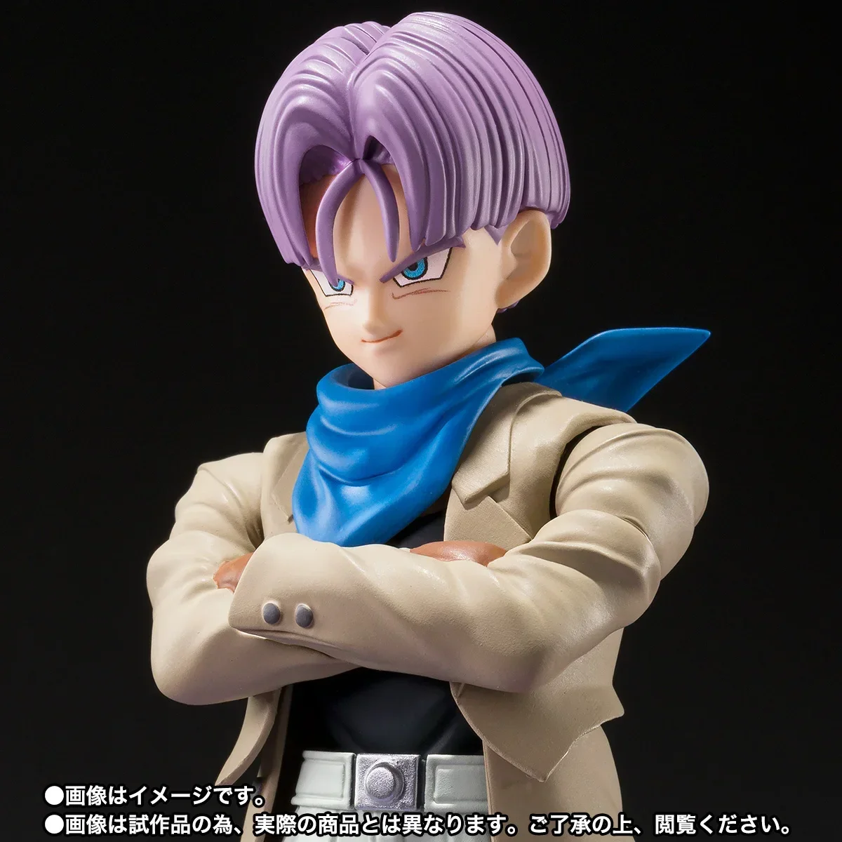 In Stock Bandai Original S.H.Figuarts Dragon Ball GT Anime Figures TRUNKS -GT-  Action Figures Toys Collectible Model for Kids