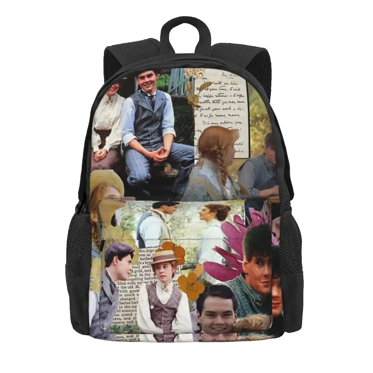 

Anne Of Green Gables Collage Backpack Daypack Large Capacity Boys Girls BookBag School Bag Shoulder Bags for Men Women