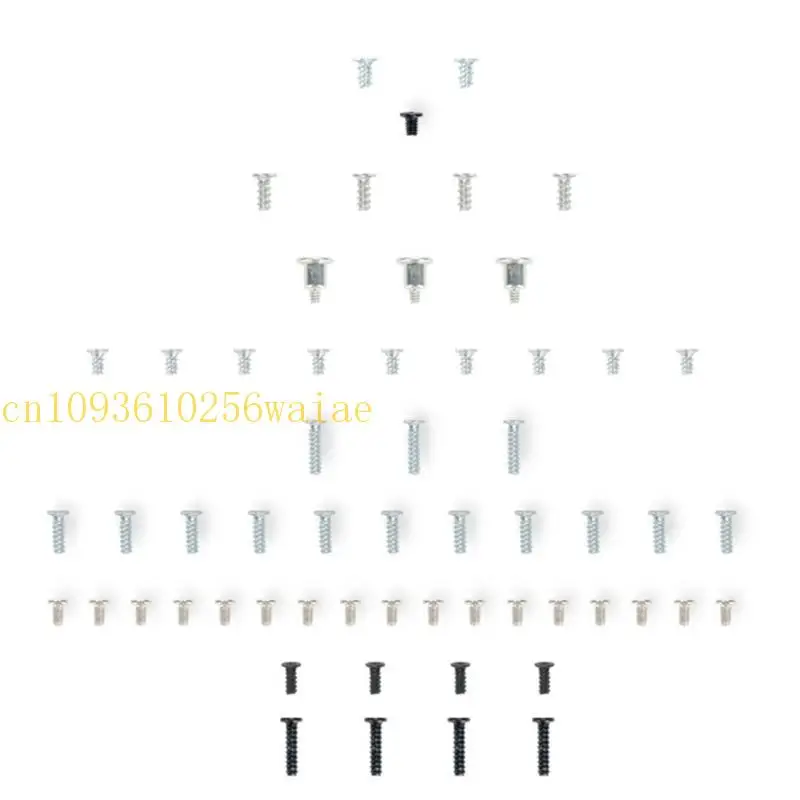 652F 58Pcs Full Screws Set for NS Lite Game Console Repair Replacement Head Screw