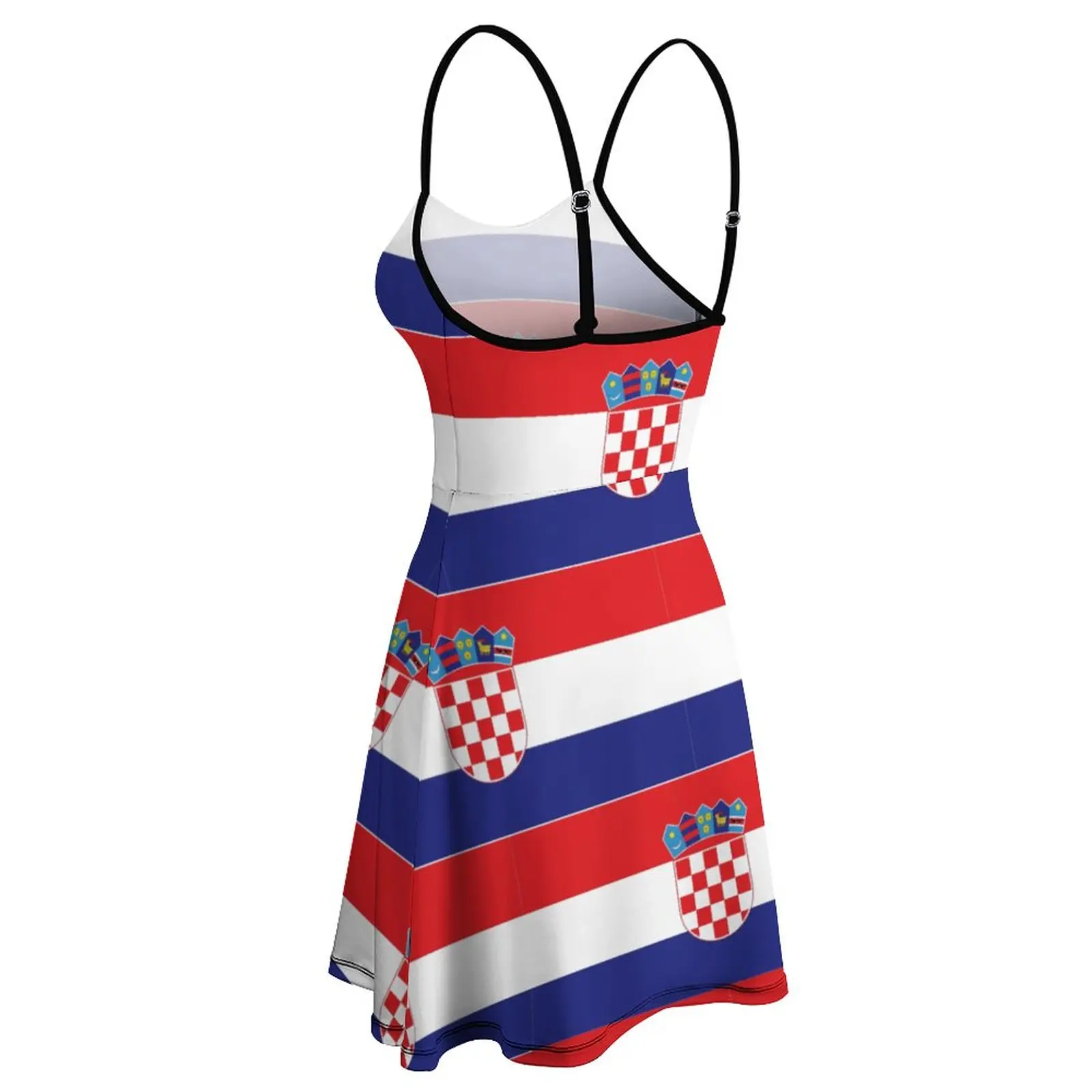 Vestido de tirantes de bandera de Croacia para mujer, vestidos novedosos divertidos, Premium, Sexy, para fiestas