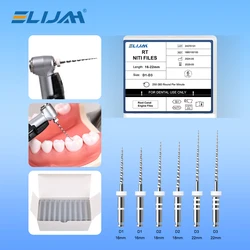 6 unids/caja motor de retratamiento Dental Canal radicular NiTi archivo Denspay D1-D3 NiTi Super D limas rotativas para herramientas de limpieza de conducto radicular
