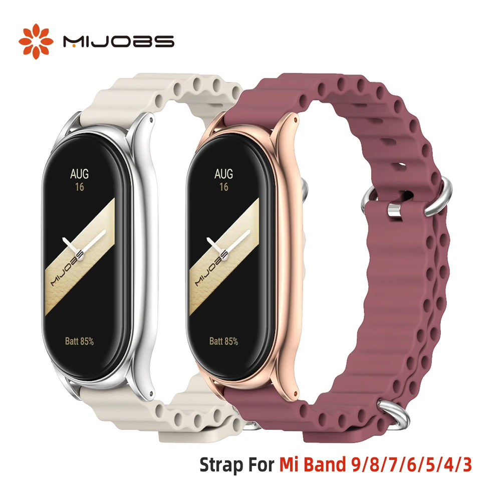 Ремешок для Xiaomi Mi Band 10 9 8 7 6 5 4 3 Браслет Ремешок для часов Mi Band 9 Mi Band 8 Браслет Силиконовый браслет для Mi Band 7
