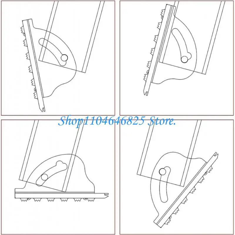 Replacement Ladder Foot Support Pad with Aluminum Body and Anti-Slip Ribbed Insert for Routine Repair Access and Smooth Indoor
