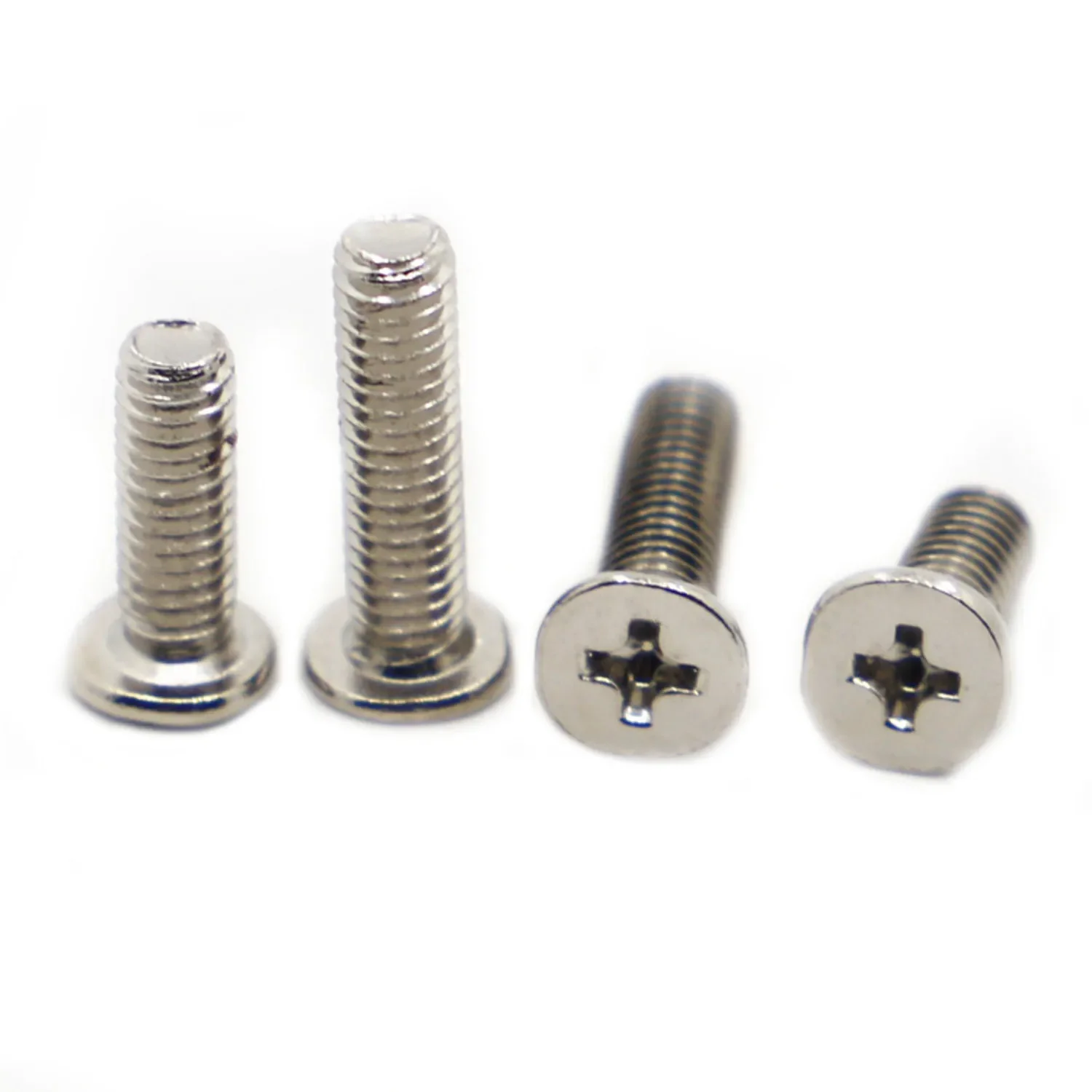 20/50pcs Nickel Plated Steel CM Laptop Screw Thin Head Machine Screw M2 M2.5 M3 M4 Cross Phillips Wafer Head Screw