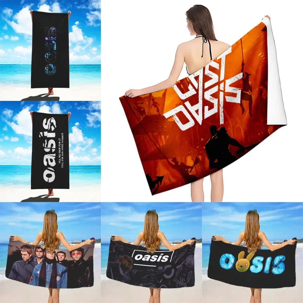 Rain Cool Oasis Beach Towel Microfiber Sand Free Quick Dry Soft Sandproof Pool Towels Gift for Women Travel Gym Shower Camping