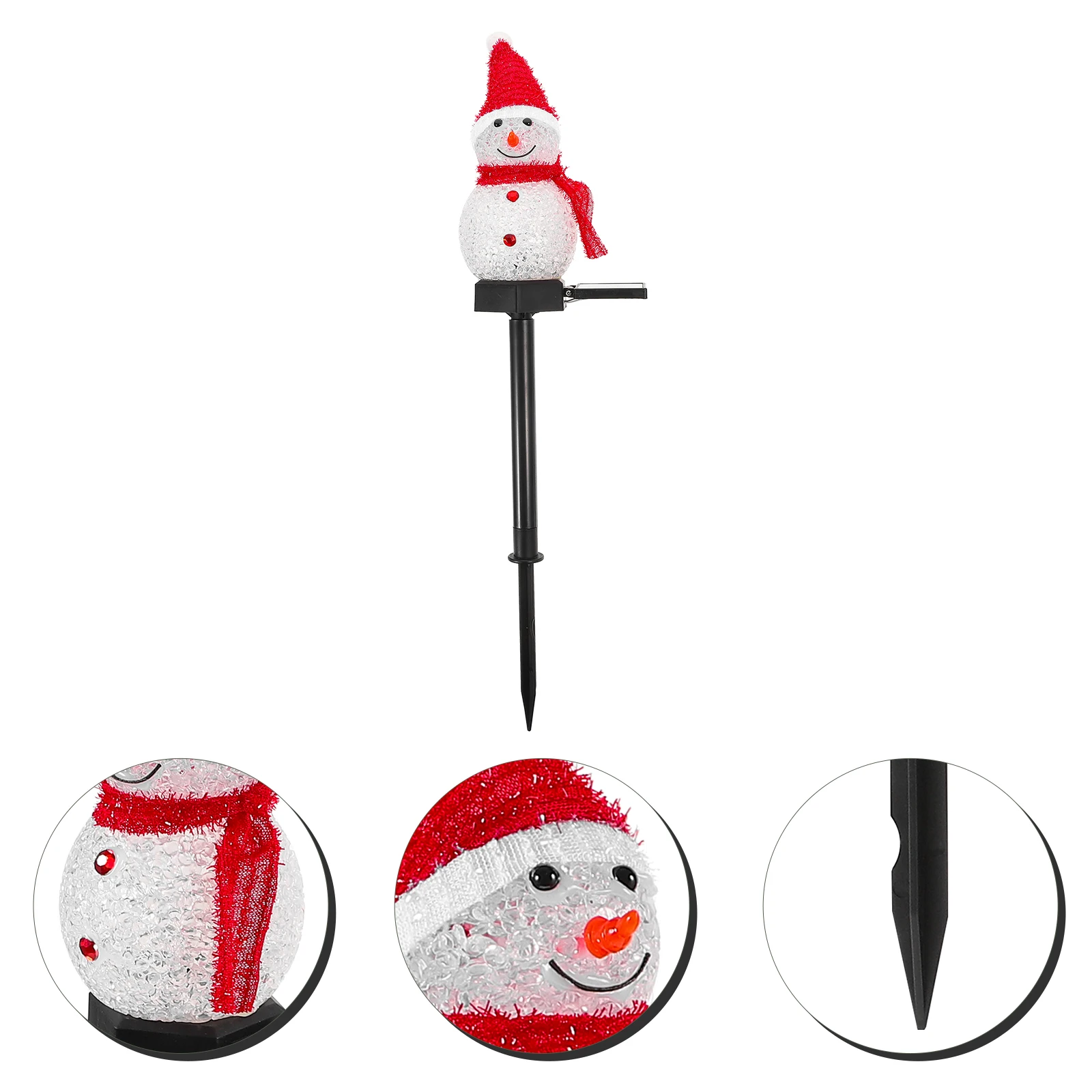 

Snowman Solar Yard Light Led Outdoor Garden Lawn Lamp Christmas Xmas Light Cold Saving Environmental Protection
