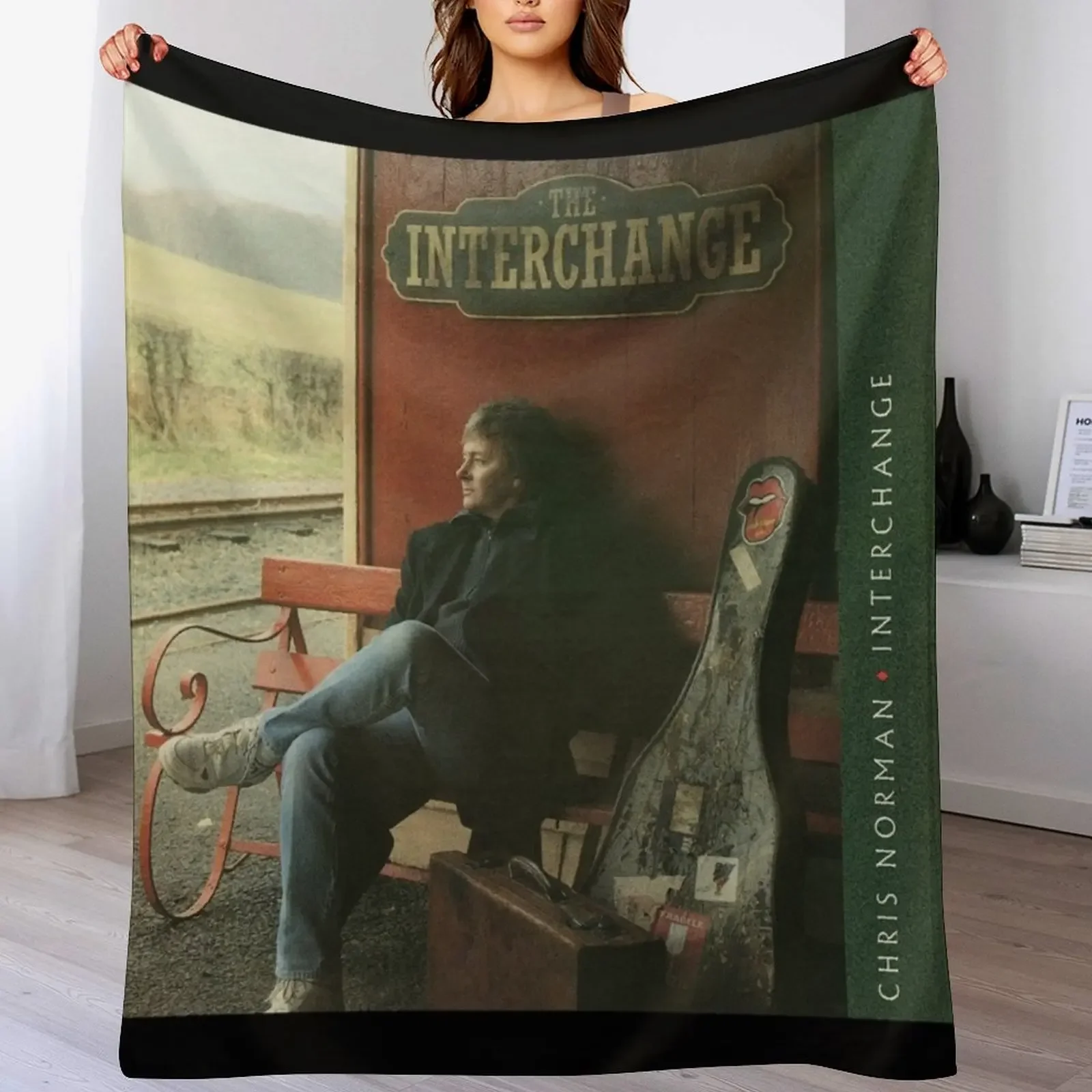 Chris Norman interchange Throw Blanket Breathable Lightweight Blanket for Adults Kids
