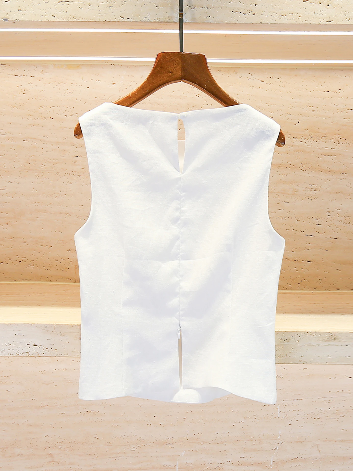 Lässiges Weste-Top- und Rock-Set für Damen, Faion, Frühling, Sommer, Polyesterfaser, Reißverschluss, rund, zweiteiliges Set für Kinder im Alter von 25–35 Jahren