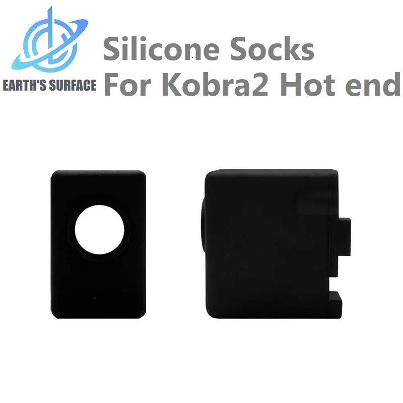 

DB-3D Printer Parts 2/4/8PCS Silicone Socks For Kobra2 Hotend Heating Block Protective Sleeve 3D Printer Nozzle Silicone Sleeve