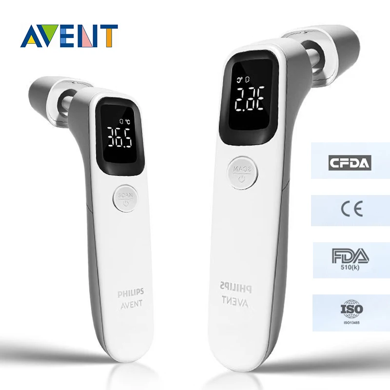 Philips Avent AET-R832 Infrared Digital Fever Thermometer Non-contact Forehead Ear Thermometer Fever Thermometer With LED Light