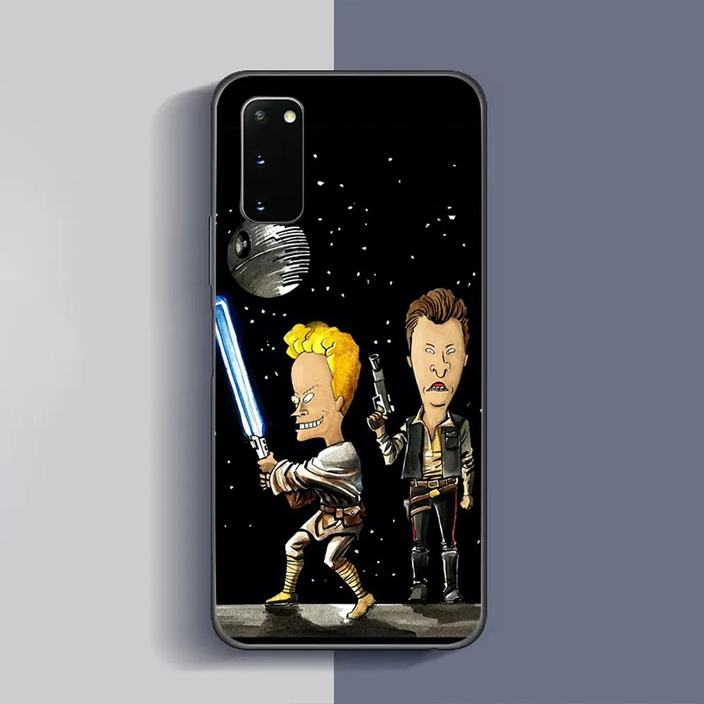 Beavis And Butthead Phone Case For Samsung Galaxy A52 A12 A51 S21 Edge S22ULTRA S23 S20LITE Plus Ultra Black Cover