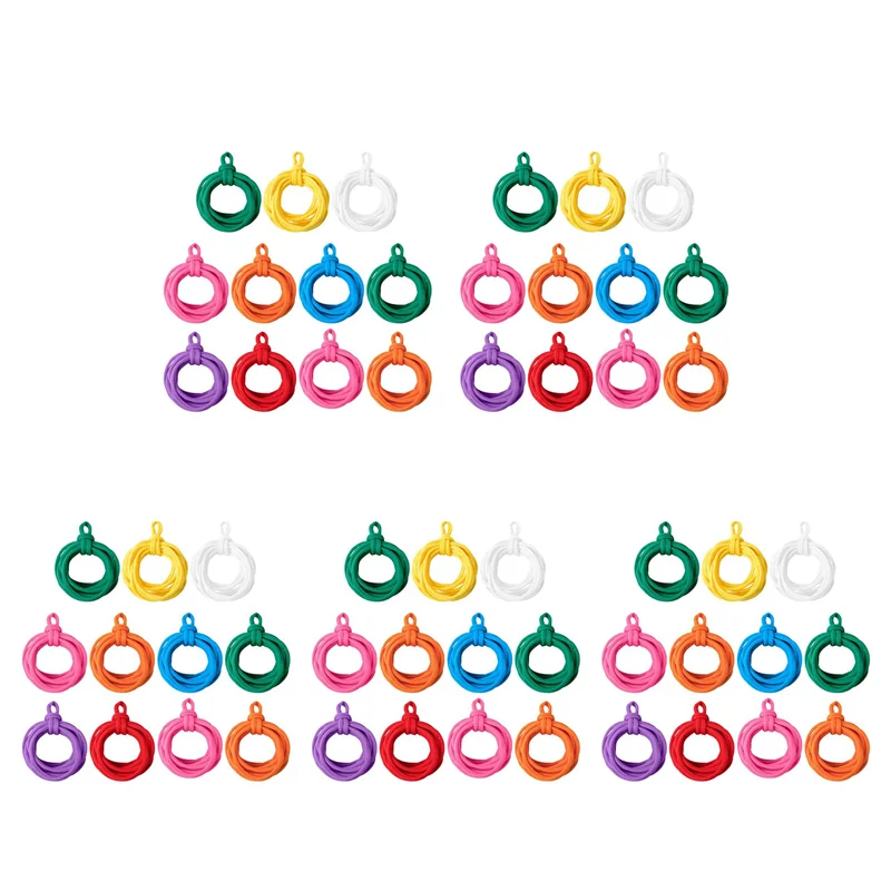 

BHTS-960 шт., петли-прихватки для ткацких станков, петли для плетения, петли для рукоделия с несколькими цветами для поделок своими руками, принадлежности