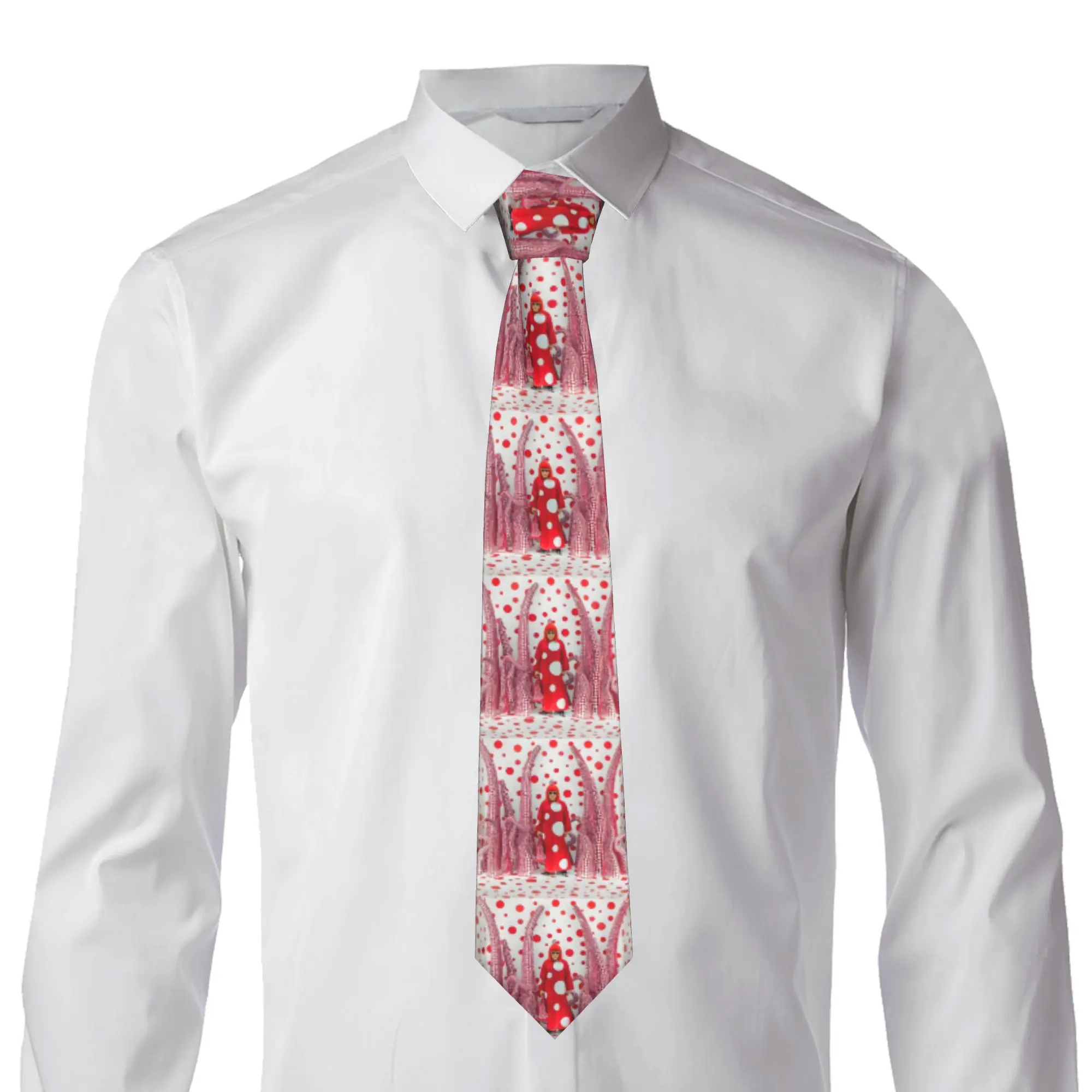 Classic Yayoi Kusama Abstract Painting  Ties for Wedding Men  Neckties
