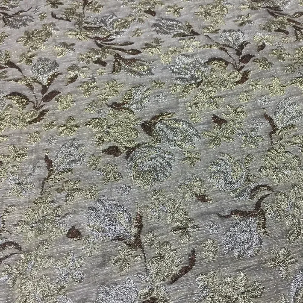 

Парчовая жаккардовая ткань, осенне-зимний детский костюм для выступлений, четкий позолоченный модный дизайн, шитье, оптовая продажа, ткань