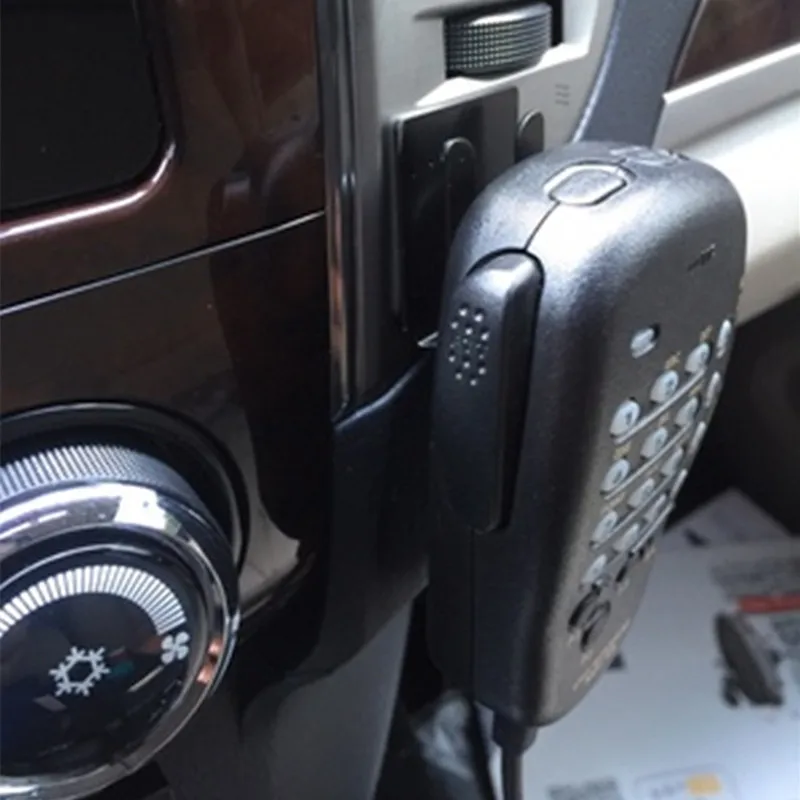 خطاف ميكروفون راديو السيارة مع دعامة معدنية 3 سم: متوافق مع Yaesu 7900R وKenwood 271 وميكروفونات راديو السيارة الأخرى