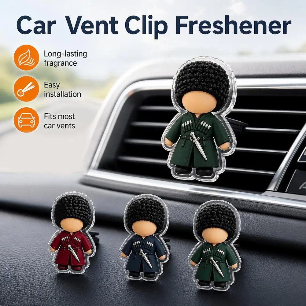 Car Air Vent Ornament Clip Long Lasting Scent Air Purifier Deodorizer for SUV Sedan Truck Auto Interior Fragrance Gift