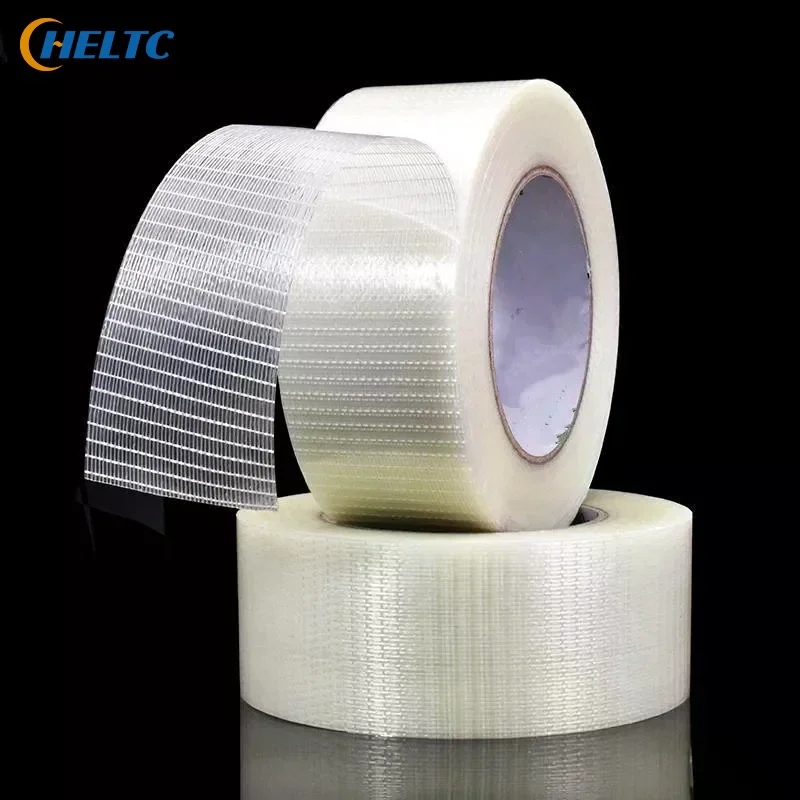 Transparent Adhesive Tape Striped Fiberglass Tape Toy Airplane Model, Super Durable Striped Fiberglass Reinforced Tape