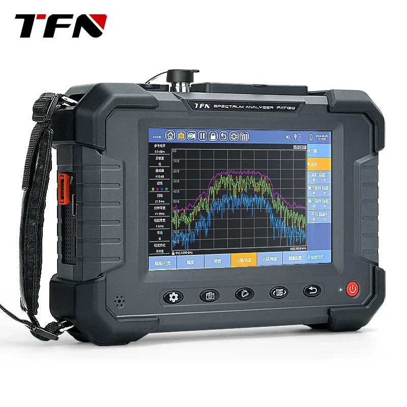 TFN FAT130 9KHz~3GHz RF Spectrum Analyzer Wireless Testing Handheld Digital Spectrum Analyzer