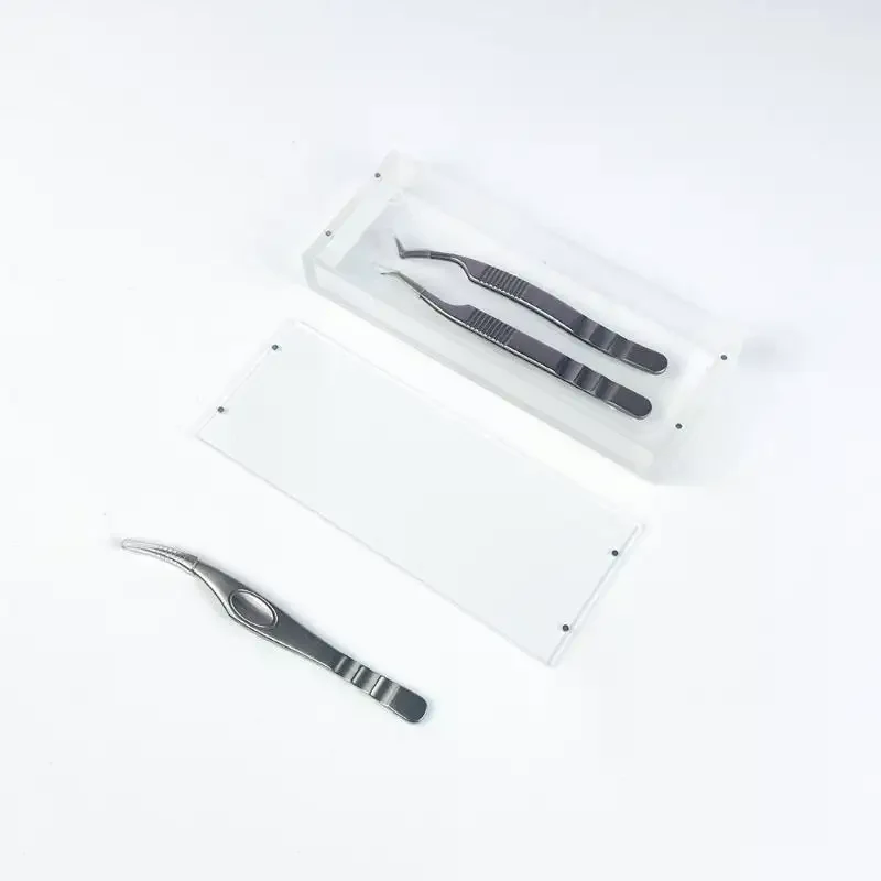 Eyelash Storage Box Eyelash Extension Magnetic Plate Multifunctional False Eyelash Makeup Organizer Acrylic Pallet Lash Holder