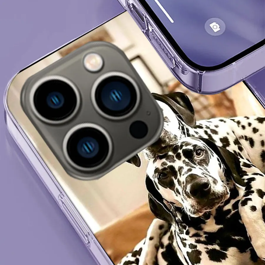 A Clever Spotted Dog Phone Case For Apple Iphone 16 13 Pro Max Coque 15 14 Plus Clear 12 Mini 11 Pro Cover Cute Fundas Silicone