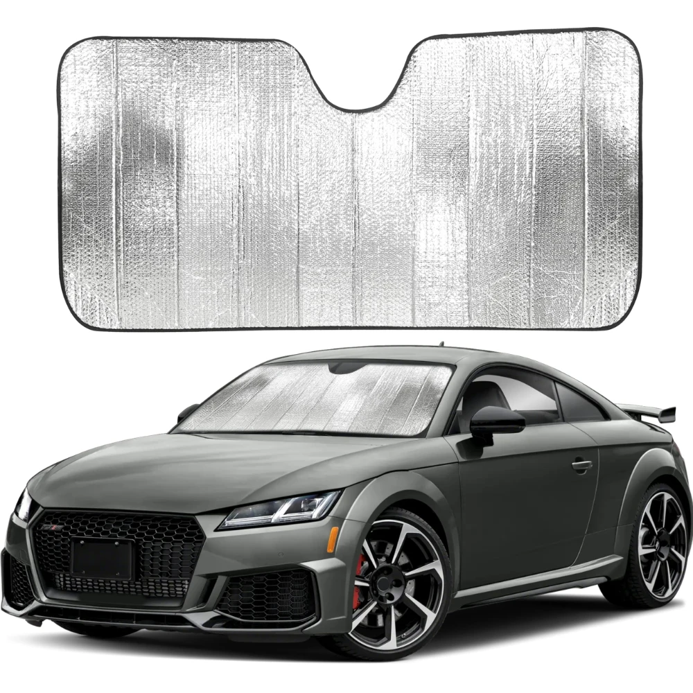 Car Front Window Sunshade UV Protection Shade Sun Protector Windshield Visor Cover Auto Curtain Sunshade Access（folded shipping）
