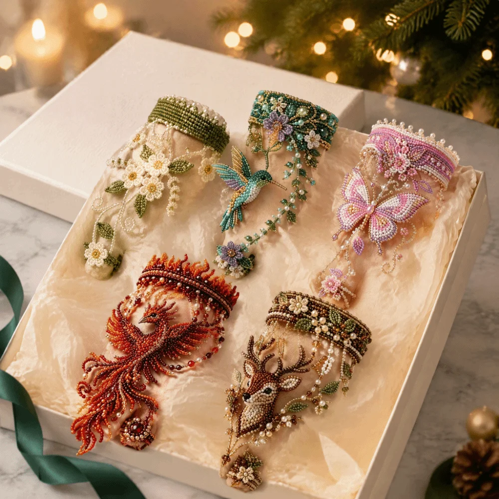 Animal Design Animal Shaped Bracelet Non-Finished Products Beaded Animal Kits Jewelry Making Set Hand Jewelry Craft