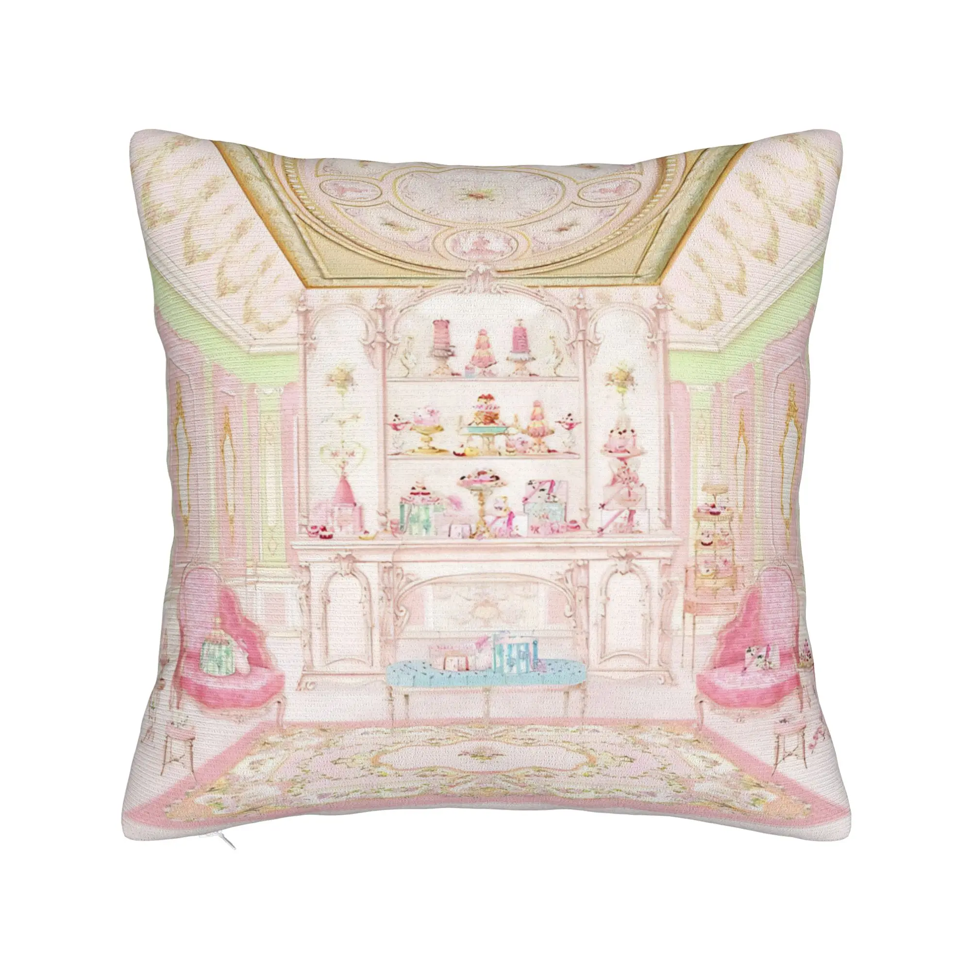 Pillow Case Marie Antoinette Afternoon Tea In French Paris Soft  Pillow Cover For Wedding Party Home Decor Vintage Pillowcases