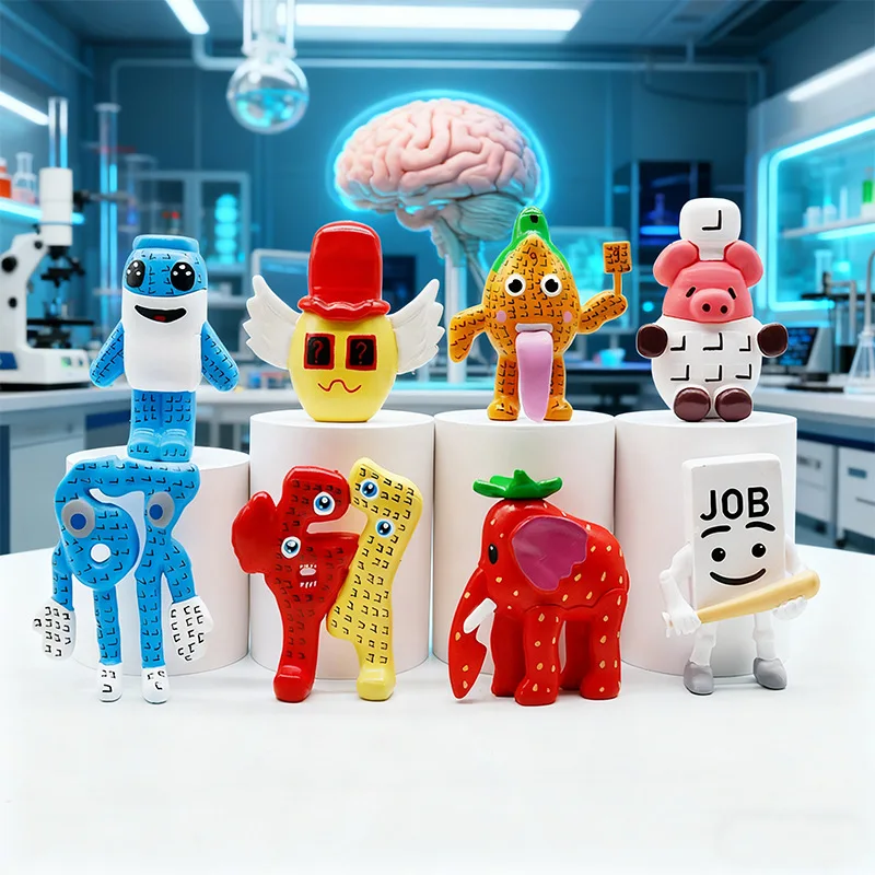 Steal A Brainrot Blind Box Action Figure Ornament Mystery Bag Surprise Doll Toy 67 House 9 Job Strawberry Elephant Children Gift