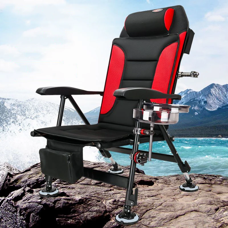 Folding Portable European Fishing Chair Multi-functional Camping Chair Ultra-Light Fishing Stool 캠핑의자 낚시의자 стул для рыбалки