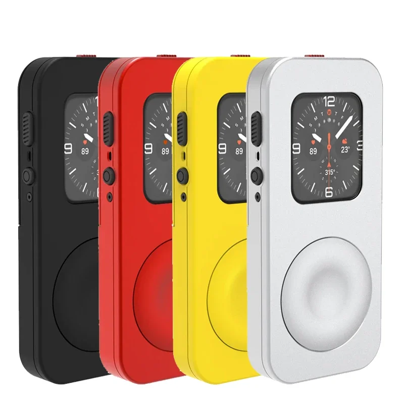 Aluminum Alloy Case for Apple Watch S10/11 SE3/2/1 49mm 45 44 41 40mm Protective Case Support Iwatch Expands for iPod Style