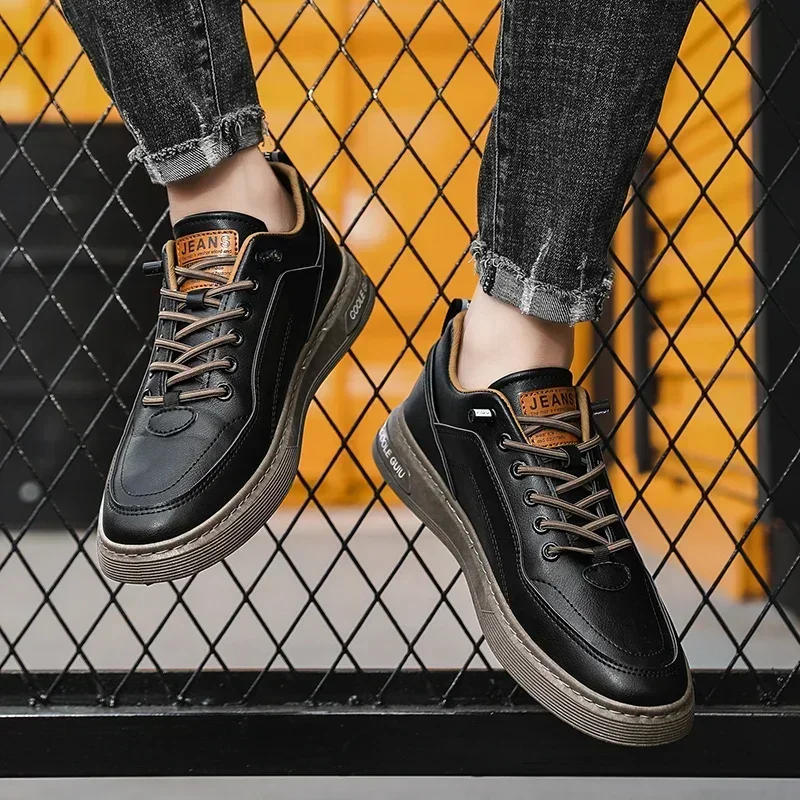 

Four Seasons Men's Shoes Casual Fashion Board Shoes Small Whiteshoes Details Comfortable Soft Korean Version of Fashionableshoes