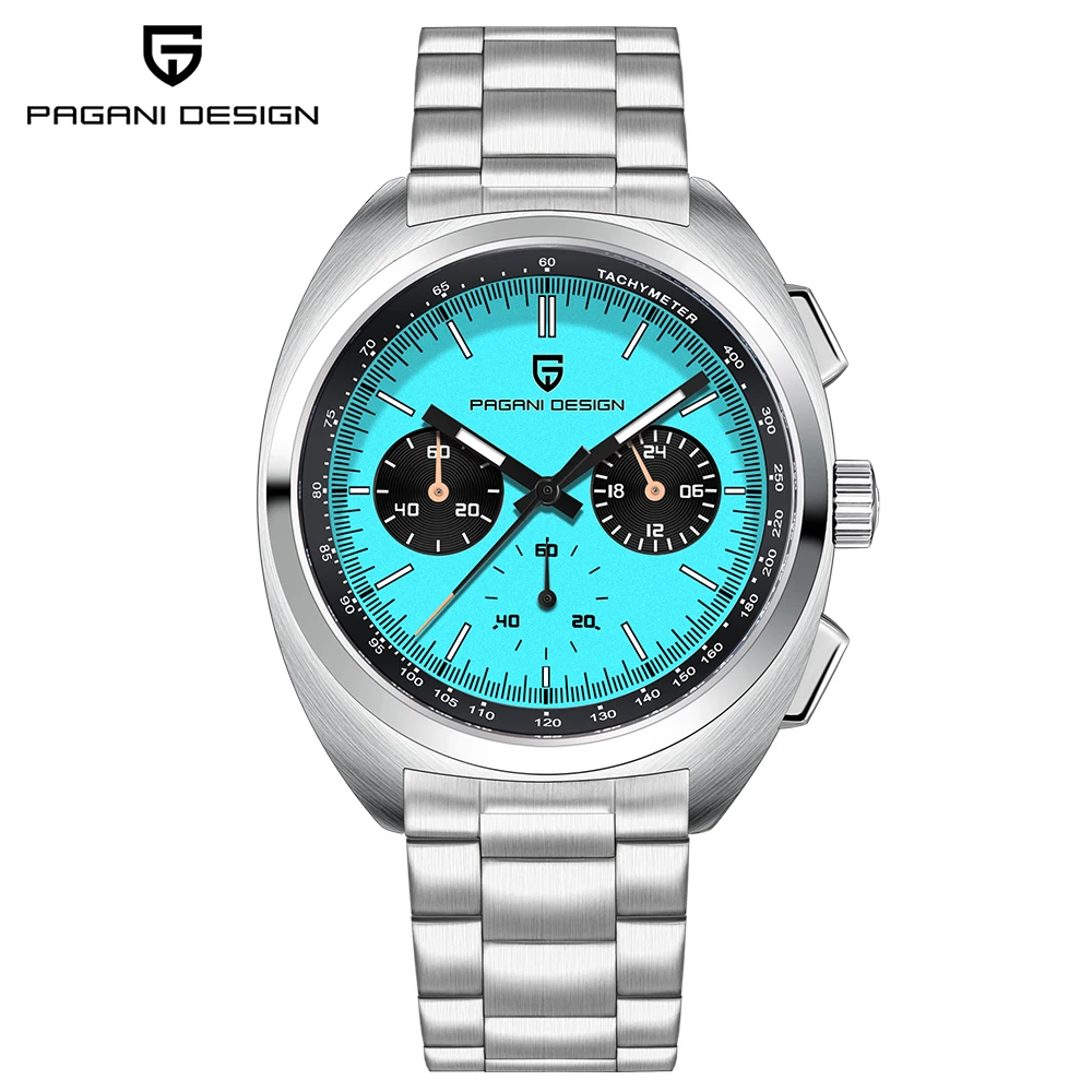 PAGANI DESIGN 2026 NEW Turtle Back Chronograph 1782 Fashion Quartz Wristwatch for Man Luminous Waterproof Watch Reloj Hombre image 3