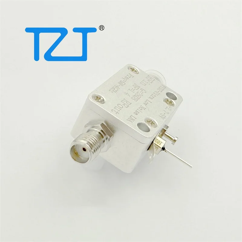 

TZT 5MHz-4GHz Ultra Low Noise Amplifier NF1.4 RF Wideband LNA Module with SMA Female Connector